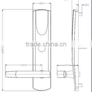 GD Handle Hotel RFID Door Lock thumbnail-4