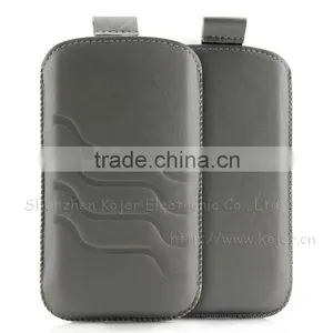 2012 Popular Cell Phone Pouch for IPhone 4/4S,with Retractable Pull-tab OEM Orders Welcomed thumbnail-1