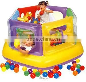 First Trampoline Jumper Fun Bouncer Toddler Baby Inflatable Bounce House Party thumbnail-3
