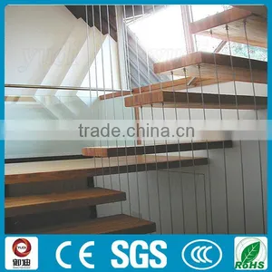 Modern House Decoration Floating Indoor Wooden Staircase Design Quality Choice thumbnail-5