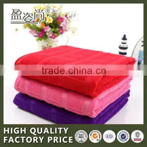 Solid Color Microfiber and Terry Towel Grid Home Face Towel thumbnail-2