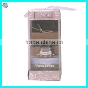 Vanilla Fragrance Glass Bottle Reed Diffuser With Rattan Sticks thumbnail-1