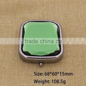 Wedding Gift Hand Mirror Square Crystal Makeup Mirror thumbnail-4