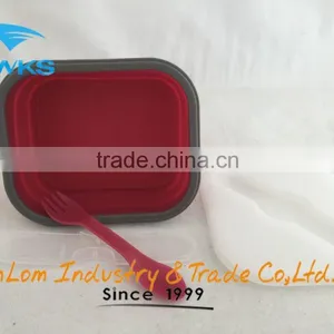 Silicone Foldable Camping Lunch Box(CL1D-MGB152) thumbnail-3
