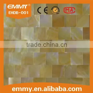 Promotion Crackle Triangle Yellowlip Seashell Mosaic Tile MOP Wall Decorate thumbnail-3