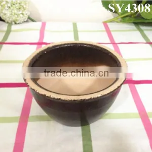 Pot for Flower Round Small Ceramic Indoor Plant Pot Wholesale thumbnail-1