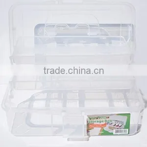 2016 New Design Two Tray PP Storage Box Artist Essential Storage Toll Box thumbnail-3