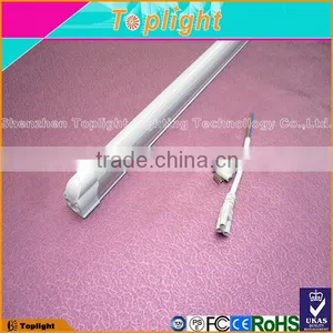 High Brightness Integrative T5 LED Tube 600MM 10W CRI 80 Cool White CE ROHS thumbnail-3
