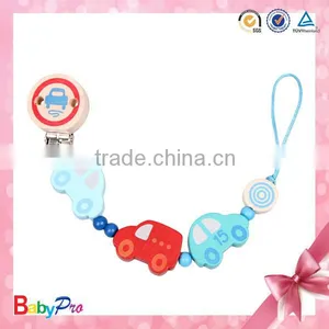 2015 New DIY Baby Products High Quality Cute Wooden Clip For Pacifier Holder thumbnail-1