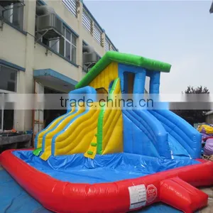 Lanqu Giant Inflatable Pool Slide for Adult Bouncy Slide thumbnail-2