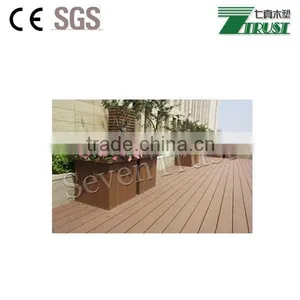 Teak Wpc Flower Pot thumbnail-4