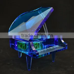Crystal Music Box With High-end Crystal Material Pull String Music Box for Toys thumbnail-2