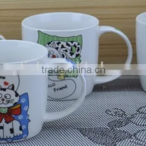 11OZ Twitter Bird Design Full Decal Print Tea Cups, Shiny Surface Porcelain Mug, KL5016-A409 thumbnail-4