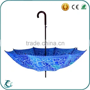High Quality Auto Open Fashion Design Canada Umbrella Wholesale thumbnail-2