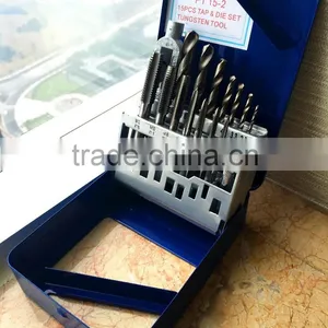 15 Pieces New Fashion Tap and Drill Handing Tools Set Mechanical Engineering Tool Kit thumbnail-4