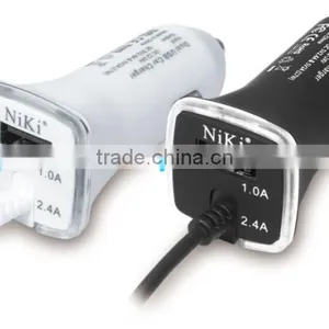High Performance Car Charger Universal Dual USB DC 5V 3.4A thumbnail-4