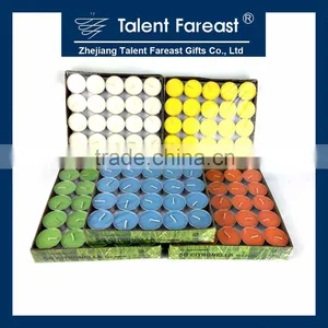 High Quality Paraffin Wax Unscented Tealight Candle thumbnail-1