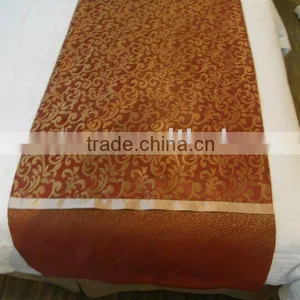 100% Polyester Hotel Bed Runner and Bed Spread thumbnail-1