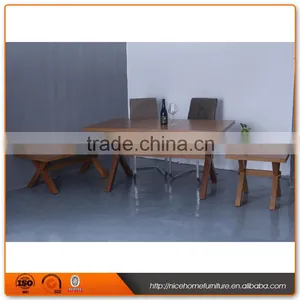 Good Price Solid Wood 4 Seater Dining Table Wood thumbnail-1