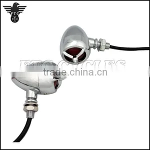Red Lens Tribar Motorcycle Turn Signals Vintage Indicator for Kawasaki Lighting thumbnail-3