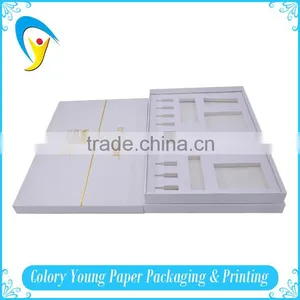 White Hot Stamping Cosmetic Gift Set Paper Packaging Box thumbnail-4