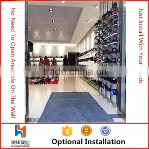 Huohua 2016 Hot Selling Saving Space Heavy Duty Aluminium Shoe Rack thumbnail-3