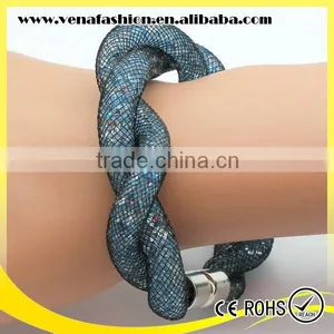 Mesh Style Wrap Mixed Crystals Bio Magnetic Bracelet Price thumbnail-1