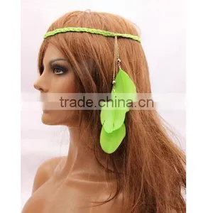 2016 Hot Selling Boho Style Feather Tassels Head Jewelry Hairband thumbnail-5