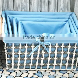 Simple Clean Handmade Cheap Jute Storage Basket thumbnail-4
