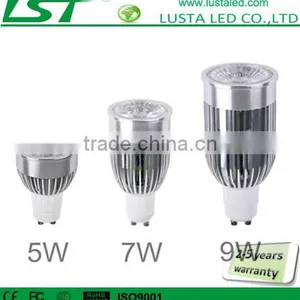 Spot Bulb LED COB 7W, Anti-glare Lens Design, 90-100lm/W, 3 Years Warranty,90 Degree Beam Angle LED GU10 thumbnail-1