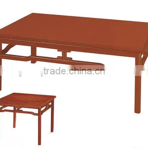 Wooden Tea Table and Chairs for Living Room thumbnail-1