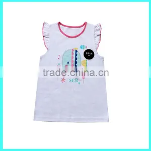 Wholesale High Quality Soft Summer 2pcs 100 Cotton Baby Clothing for Girls thumbnail-2