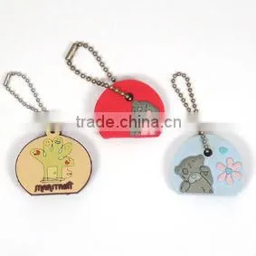 Non-phthalates and Lead Cartoon Design Soft PVC Key Cover for Promotion thumbnail-1