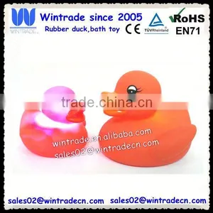 LED Color Change Toy Bath Orange Duck thumbnail-1