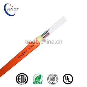4~12 Core LSZH or Square PVC Jacket Indoor Optical Fiber Flat Ribbon Cable GJDFV thumbnail-1