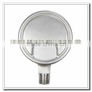 High Quality 4 Inch All Stainless Steel Oil Filled Manometer thumbnail-6