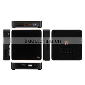 HDP200 Mini DLP Projector 200 ANSI Lumens 1280x800 1080p for Home Theater thumbnail-2