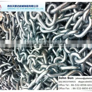 High Quality U1 Hot Dip Galvanized Studless Link Anchor Chain for Marine thumbnail-3