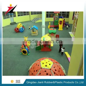 Black Color With White Dotted Rubber Floor Gym Rubber Playground Flooring thumbnail-4