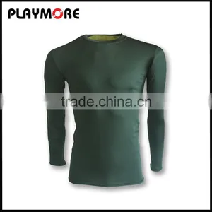 Sublimation Custom Gym Fitness Compression Shirts for Men thumbnail-1