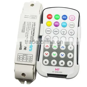 Hot Sale Mini RGB Led Strip Controller M7 Remote With M3-3A Receiving Controller thumbnail-1