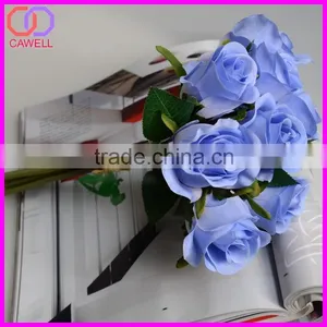 Wholesale White Artificial Silk Roses Flowers thumbnail-4
