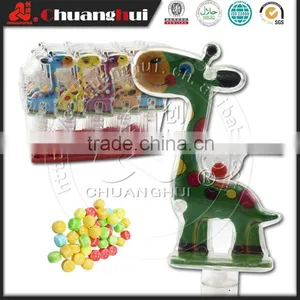 Cartoon Giraffe Whistle Toys for Kid With Candy thumbnail-1