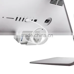 CZH 4 Ports Aluminum USB 3.0 Hub for LCD Display, Shelves or Desks That is 1" Thick or Less [sliver] thumbnail-6