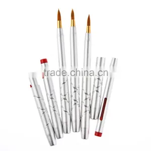 Retractable Lipbrush Mini Flexible Lip Brush Portable Alloy Outer Tube Cover Makeup Tool Travel Home Use thumbnail-3