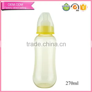Manufacturing Cool Plastic Ppsu Baby Bottle With PP Cap and Soft Silicone Nipple thumbnail-1