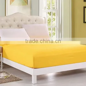 Yellow Or Red Colored Polyester Knit Waterproof Mattress Protector thumbnail-3