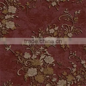 New Popular Beautiful Heavy Embossing Vinyl Wallpaper/ Home Wallpaper Design thumbnail-2