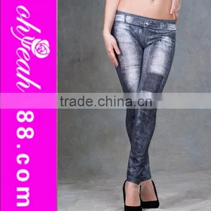 Factory Directly Hot Wholesale Cheap Jeans Sexy Girl Seamless Leggings thumbnail-1