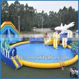 Inflatable Pool And Slide thumbnail-1